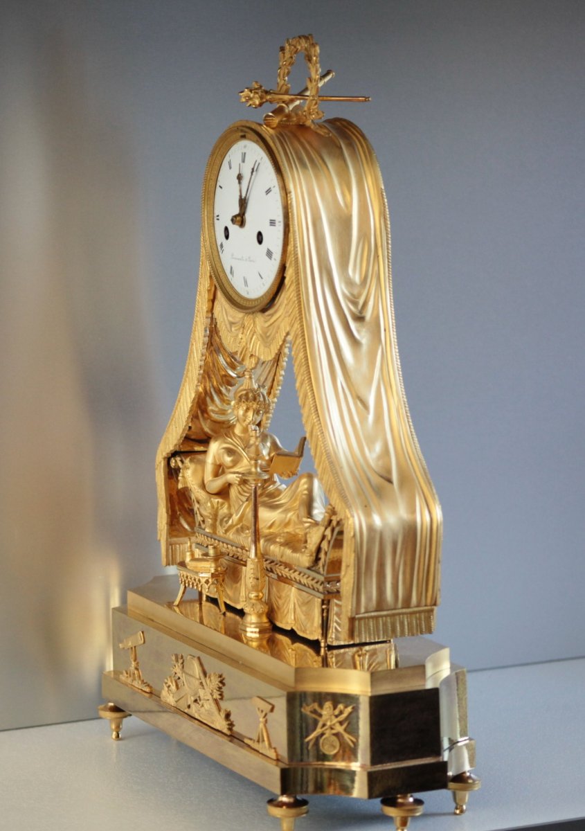 Pendulum Empire Period 51 Cm - Mme Récamier-photo-6