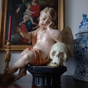 Angelot et Vanité 17ème siècle 