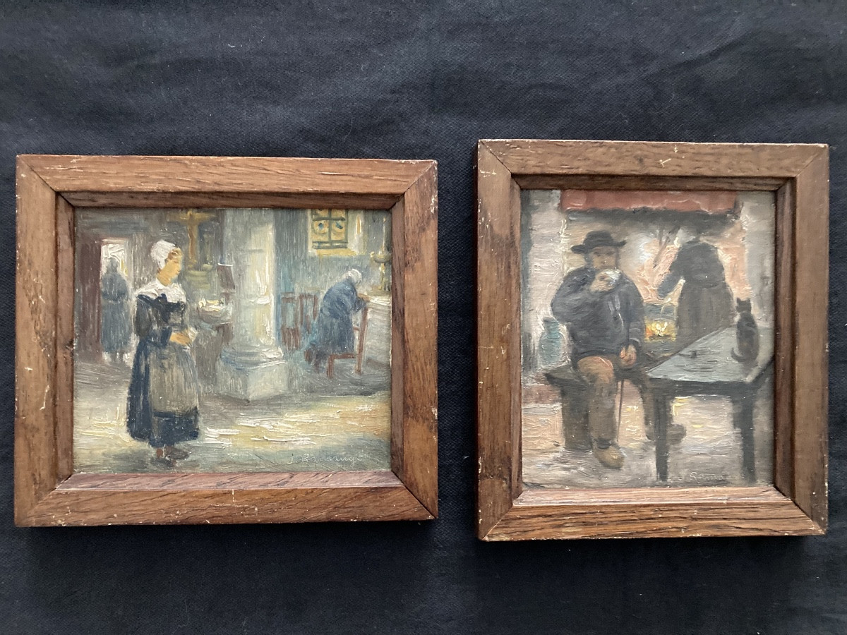 Deux Tableaux école Bretonne