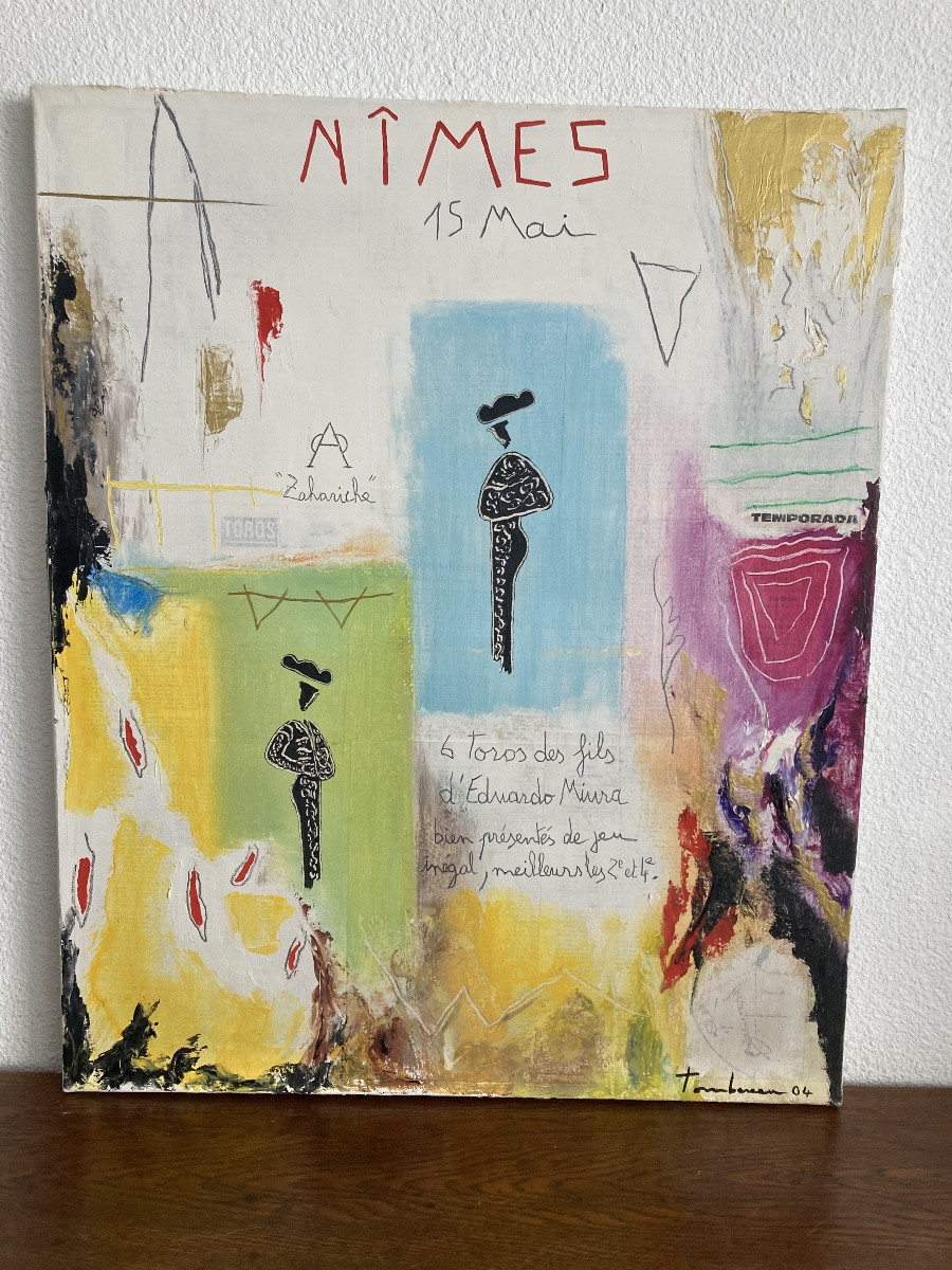 Peinture signée Tombereau 2004