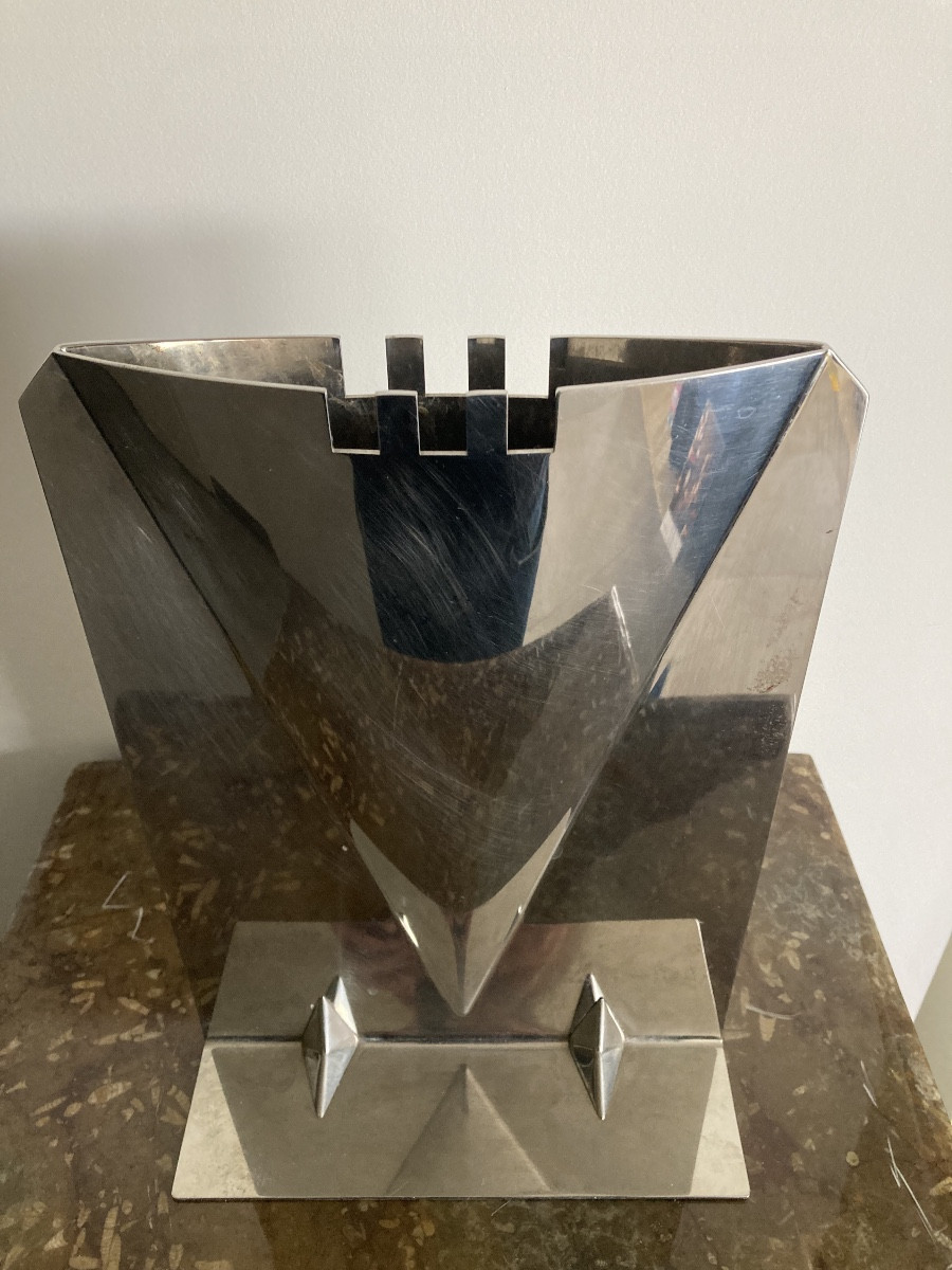 Modernist Vase By Davorin Horvat For Zepter.-photo-4