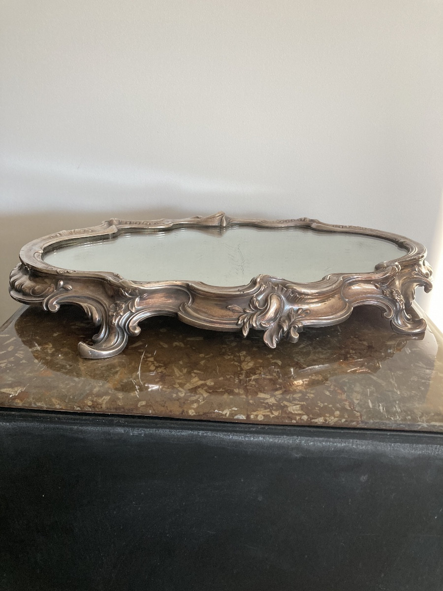 Silvered Bronze Centerpiece -photo-2