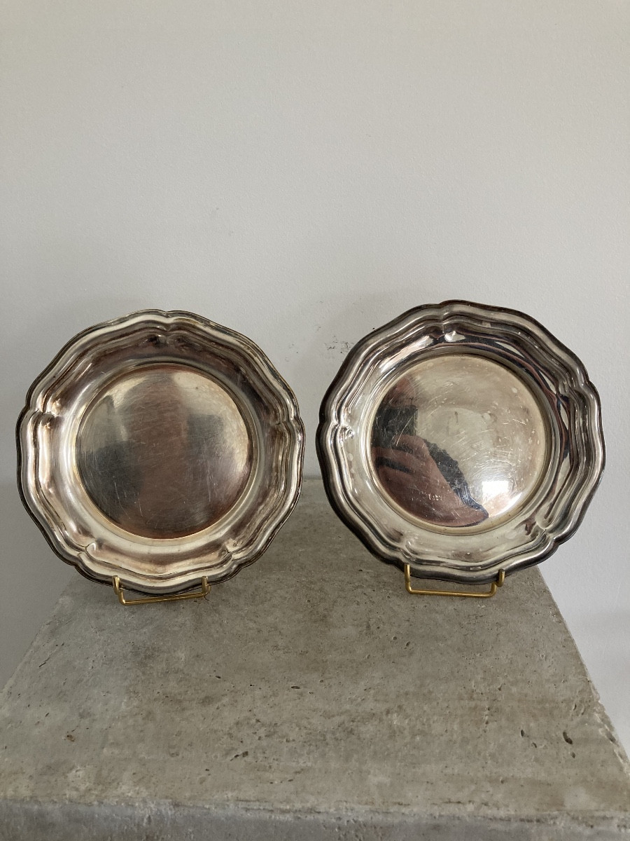 Silver-plated Metal Bottle Coaster 