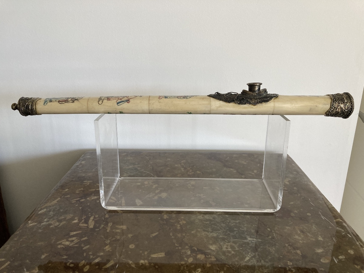 Bone Opium Pipe