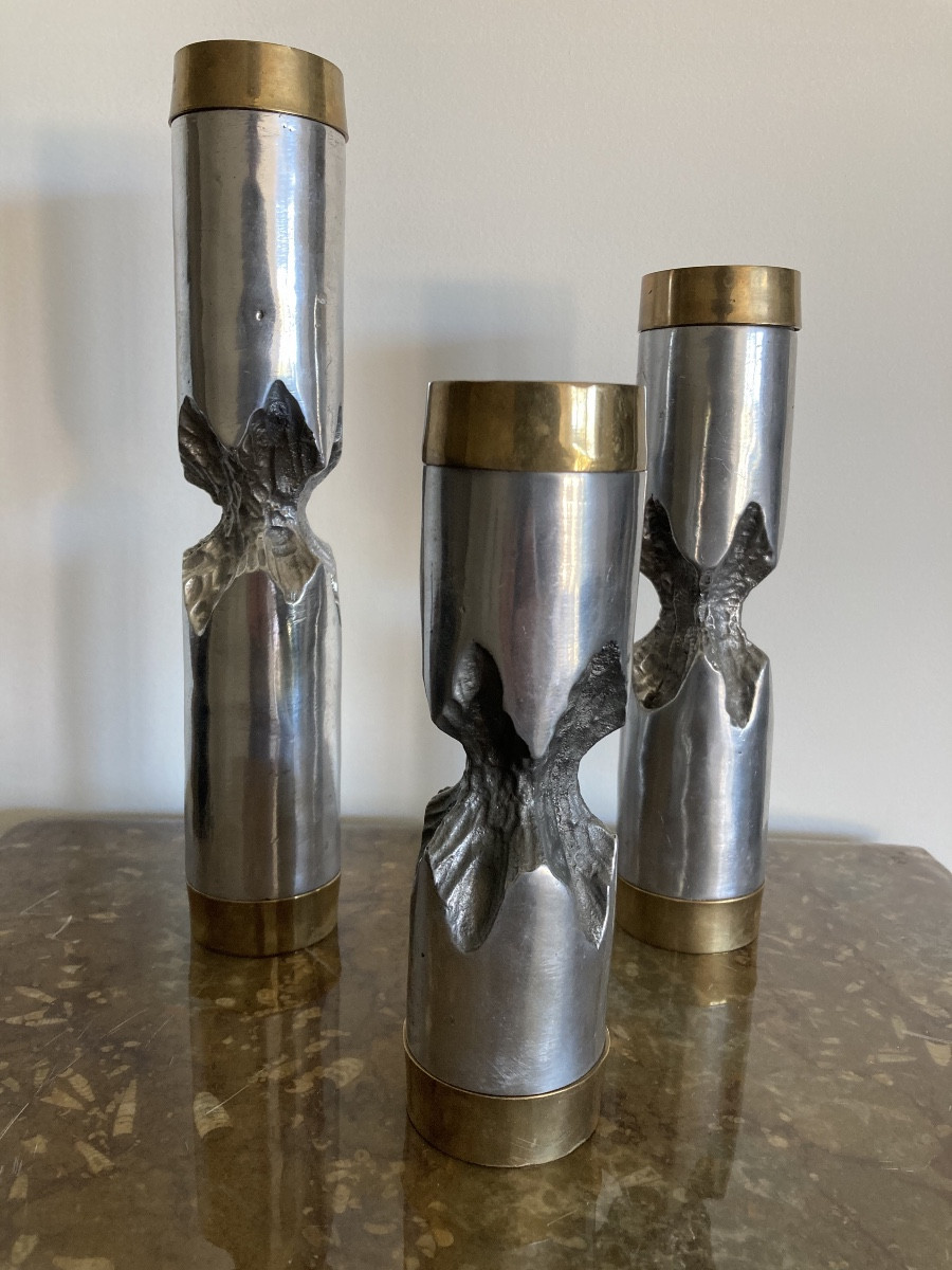 Brutalized Candleholders By David Marshall-photo-2