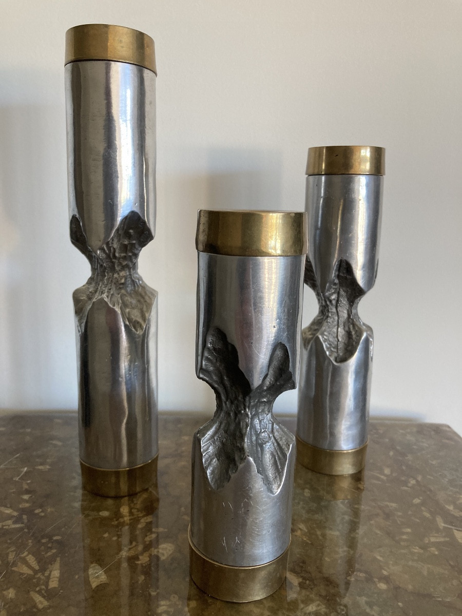 Brutalized Candleholders By David Marshall