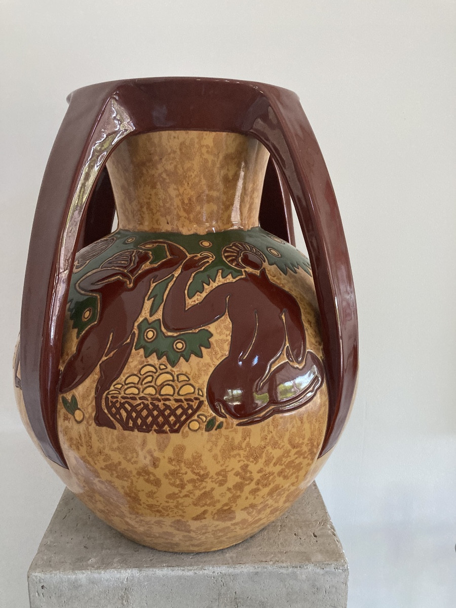 Large Montieres Vase By Tribout-photo-1