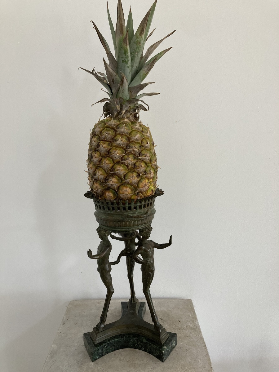 19th Century Bronze Centerpiece.-photo-3