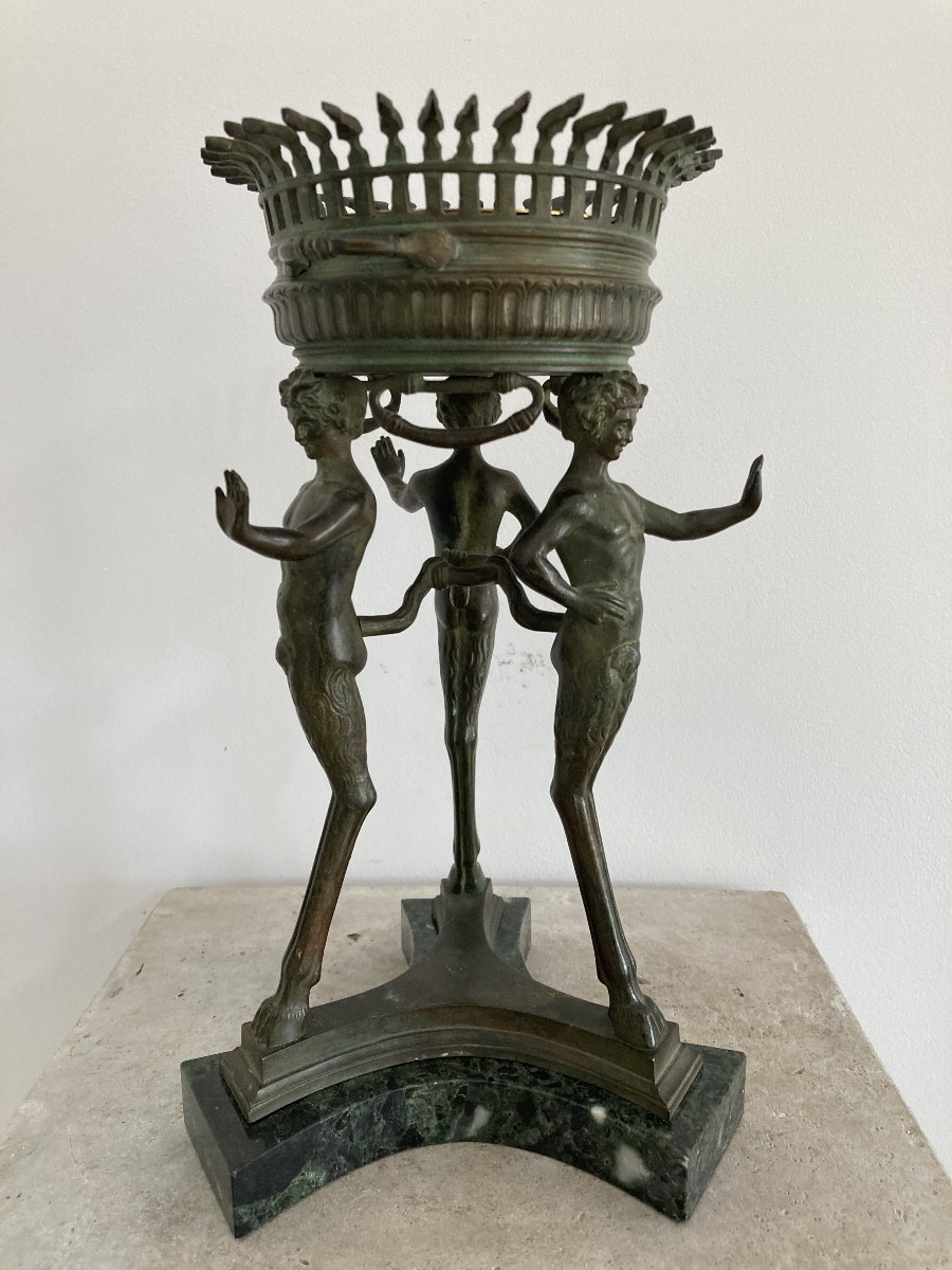 19th Century Bronze Centerpiece.