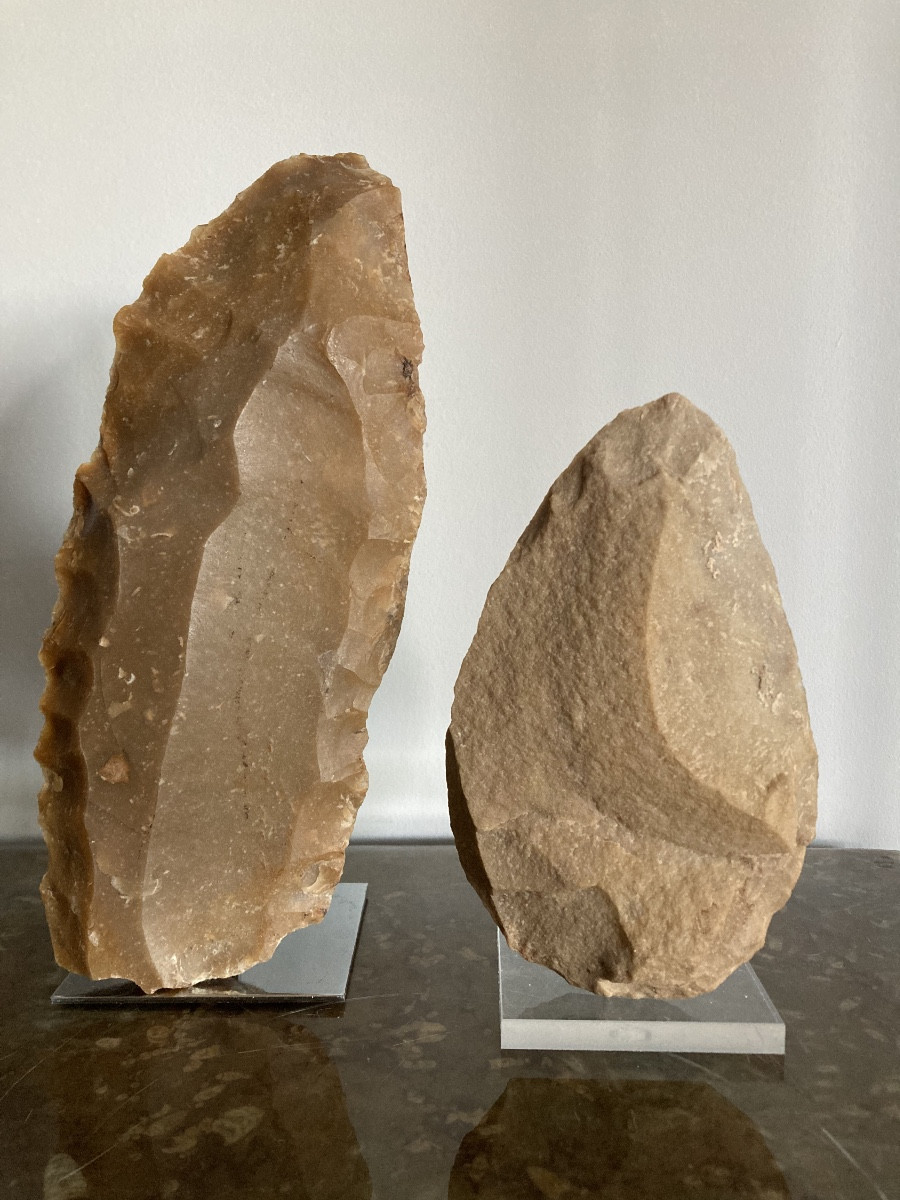 Nucleus And Paleolithic Biface-photo-2
