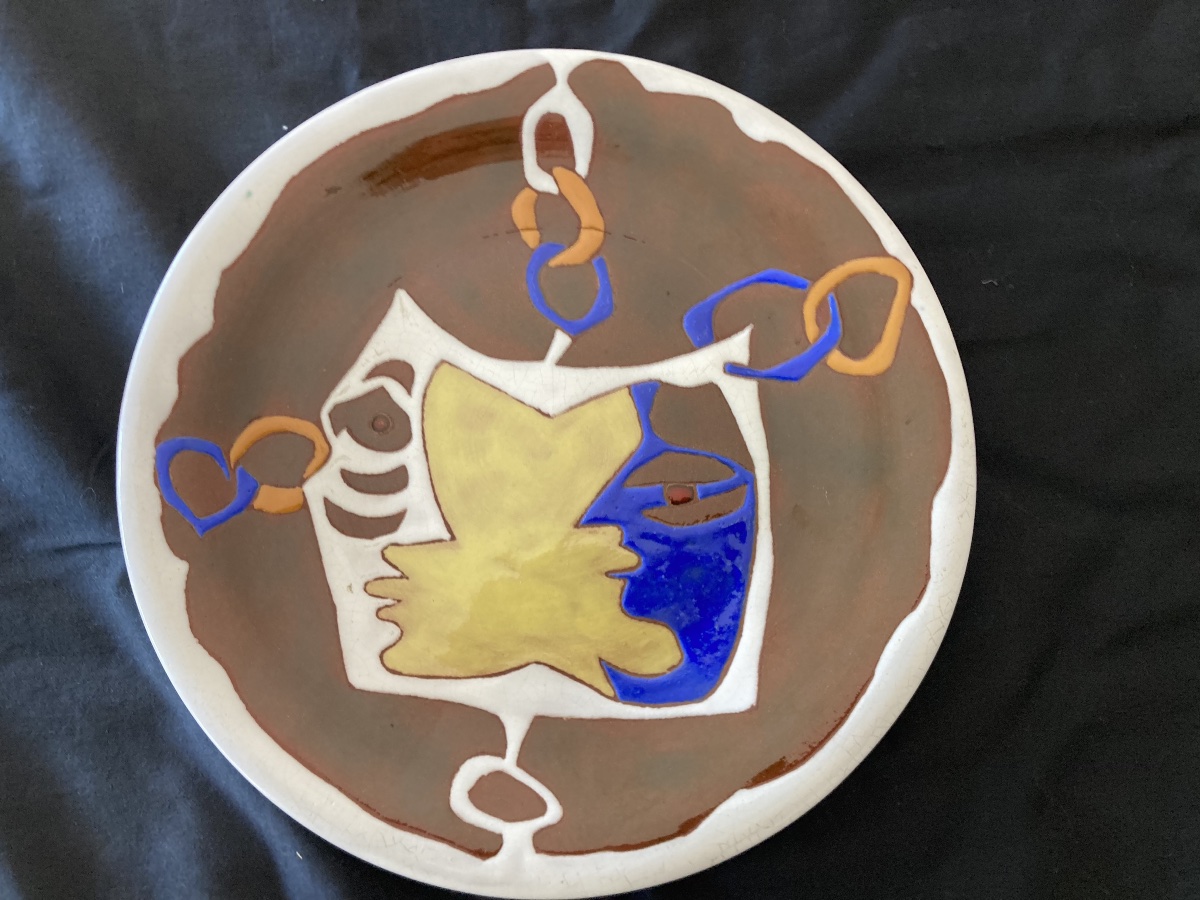 Jean Lurçat Plate With Two Faces