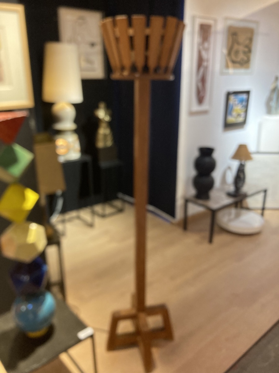 Rare Floor Lamp By Guillerme And Chambron-photo-3