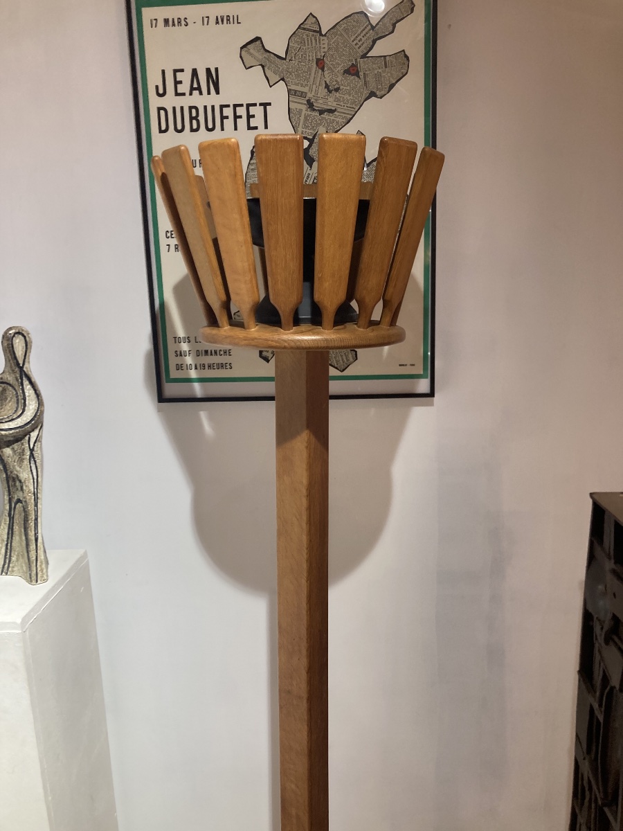 Rare Floor Lamp By Guillerme And Chambron-photo-4
