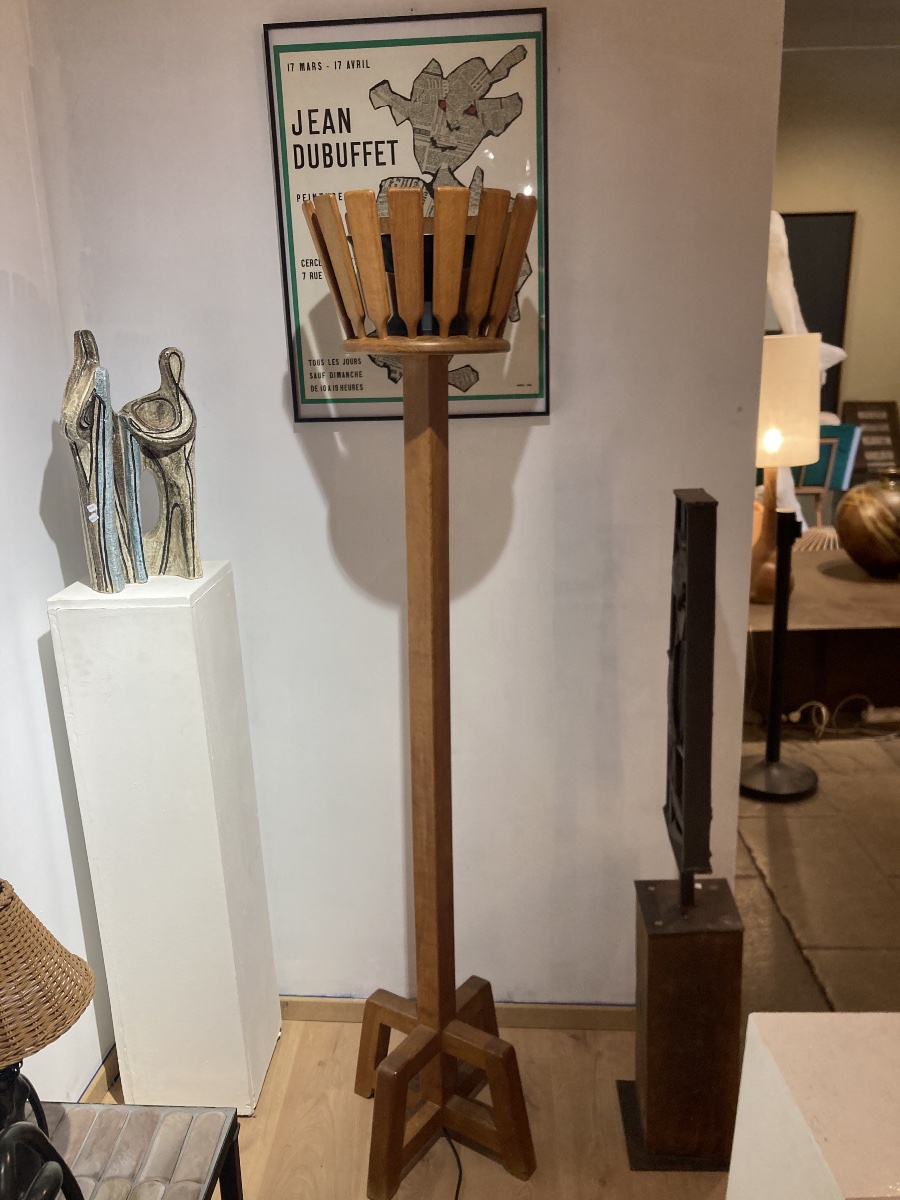 Rare Floor Lamp By Guillerme And Chambron