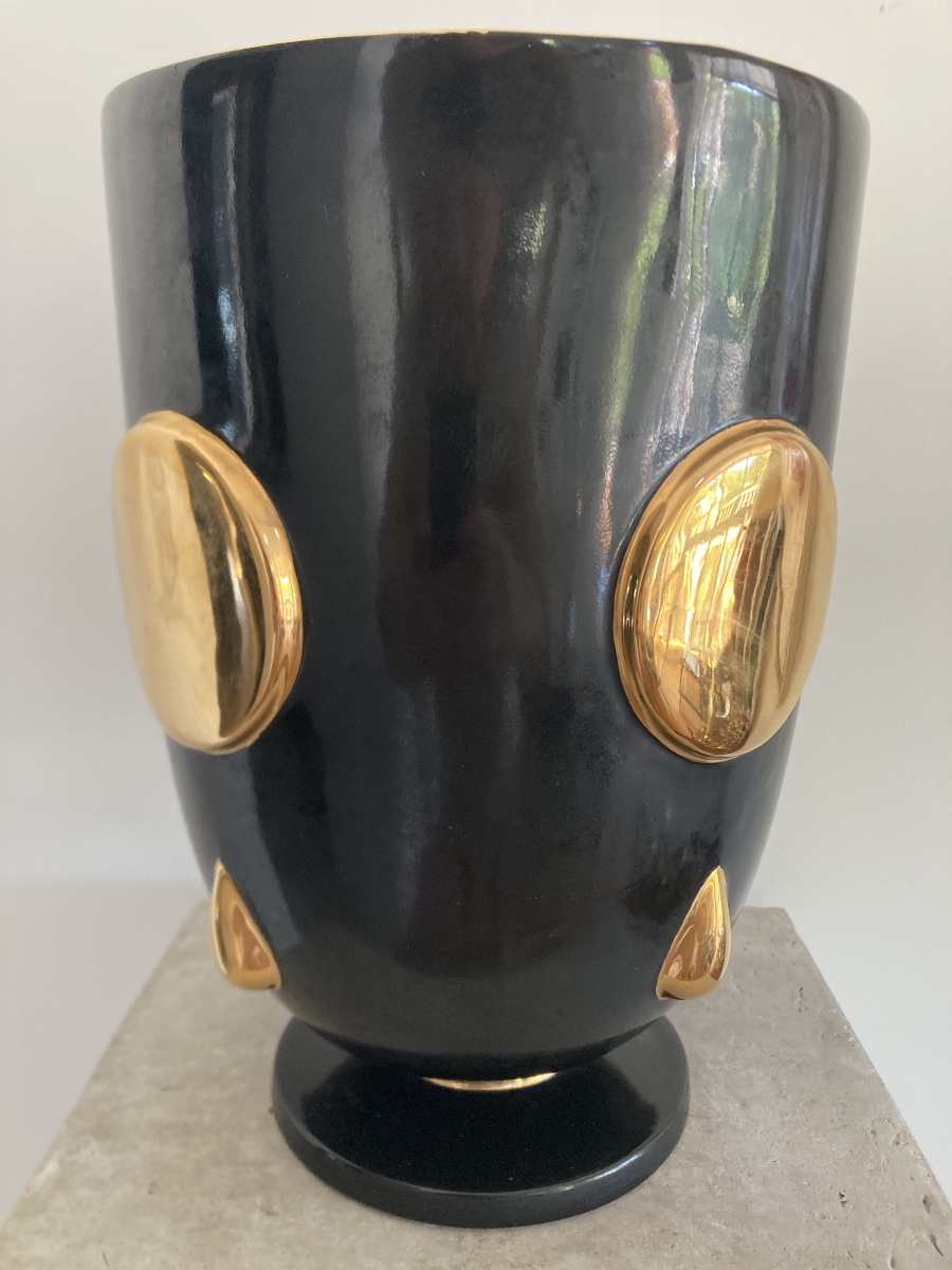 Porcelain Vase Signed By Nicolas Blandin