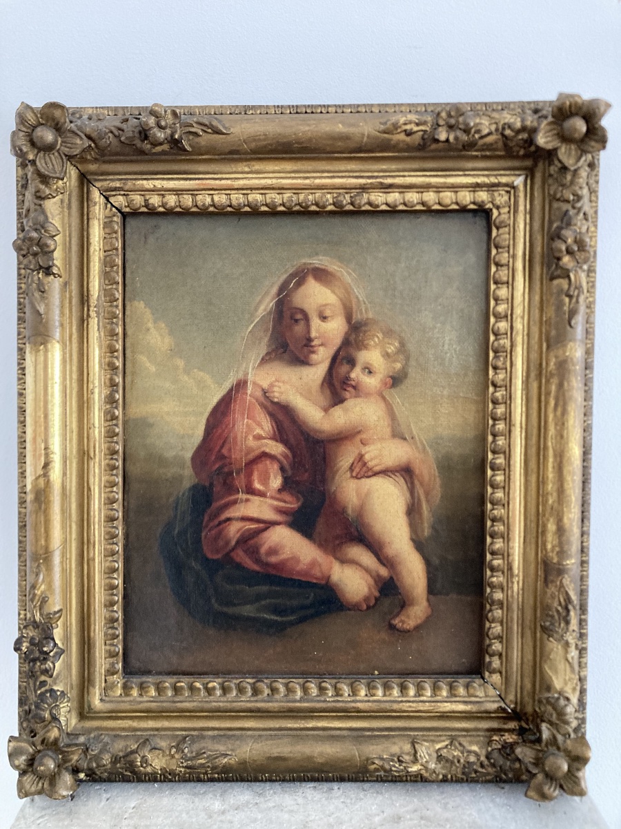 "madonna And Child" (school Of Raphael) 