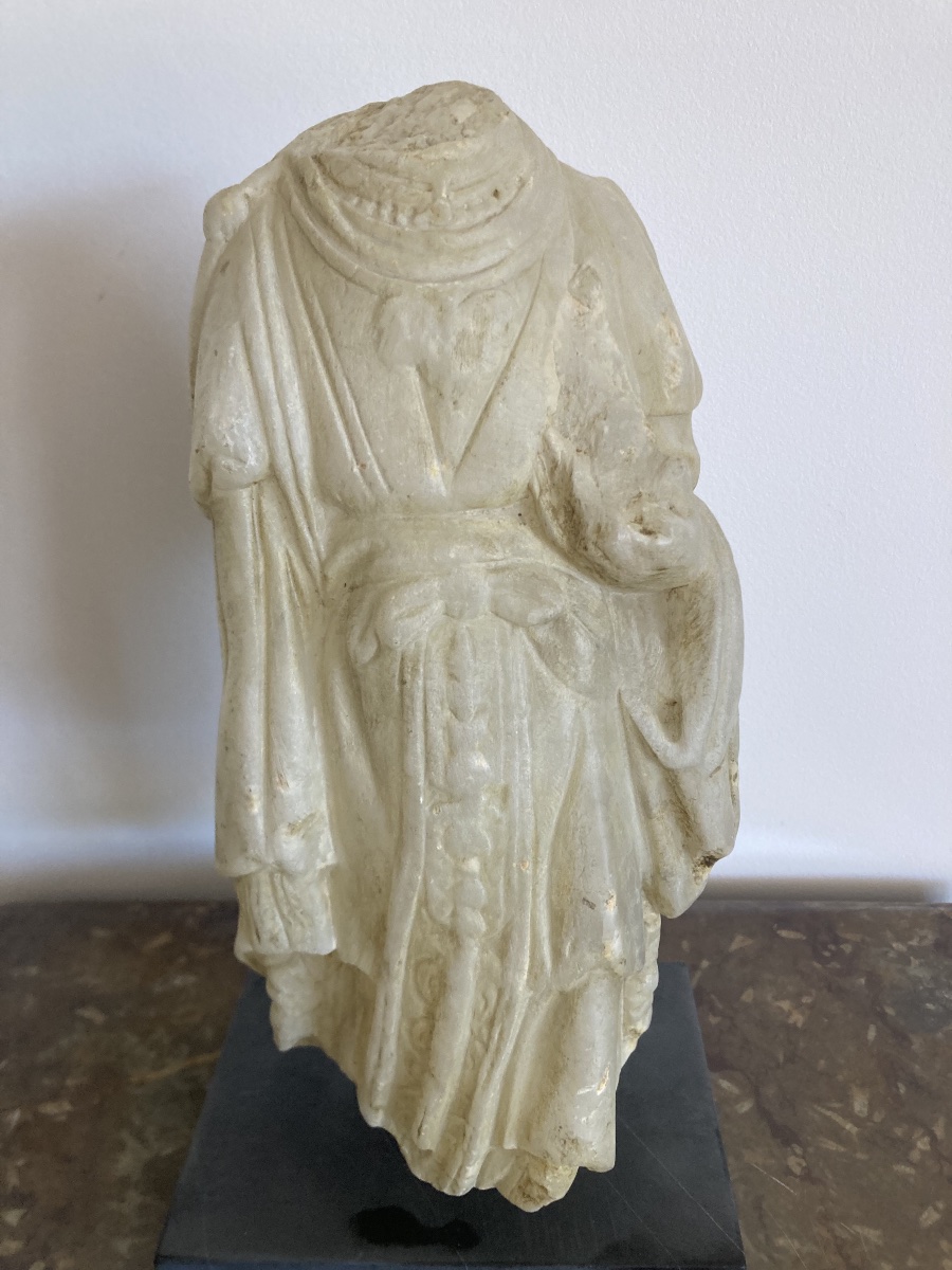 17th-century Alabaster Sculpture.-photo-2