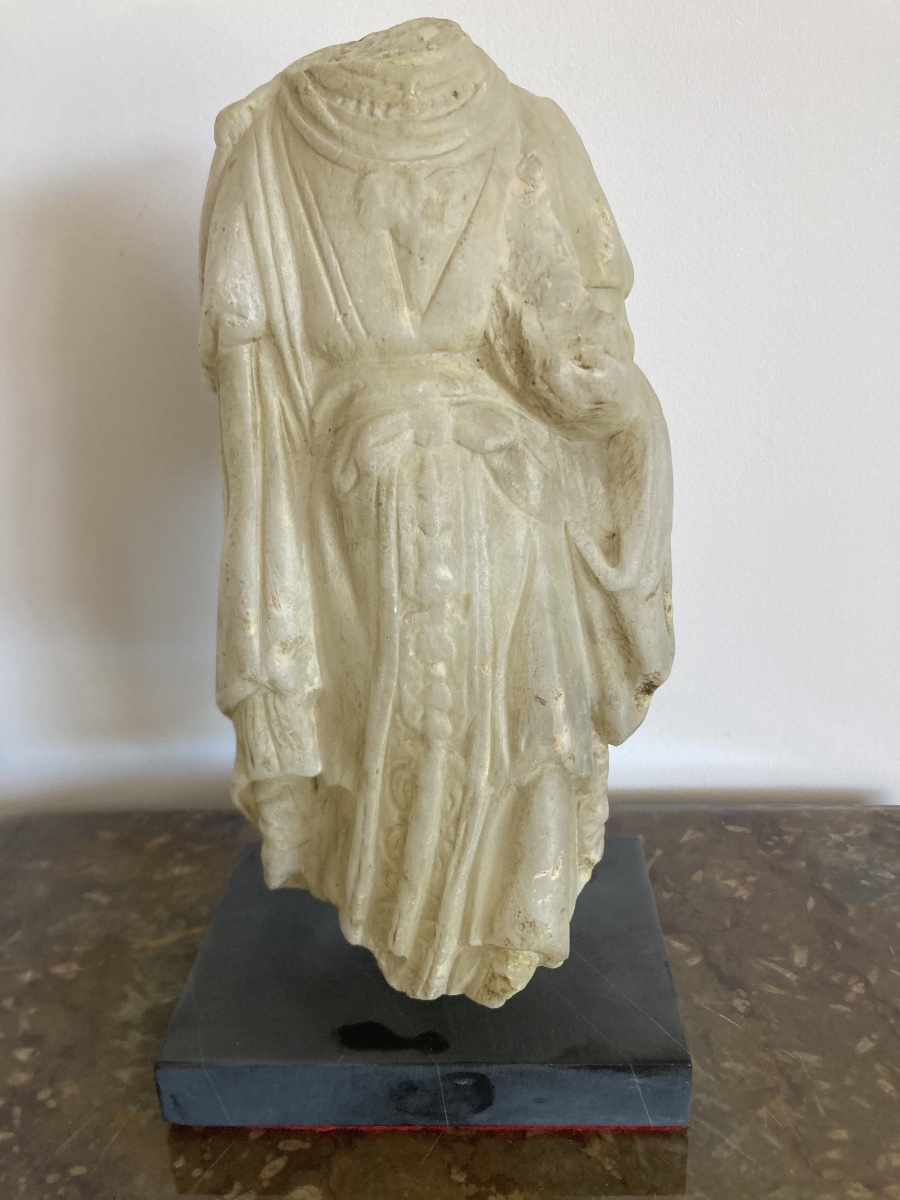 17th-century Alabaster Sculpture.