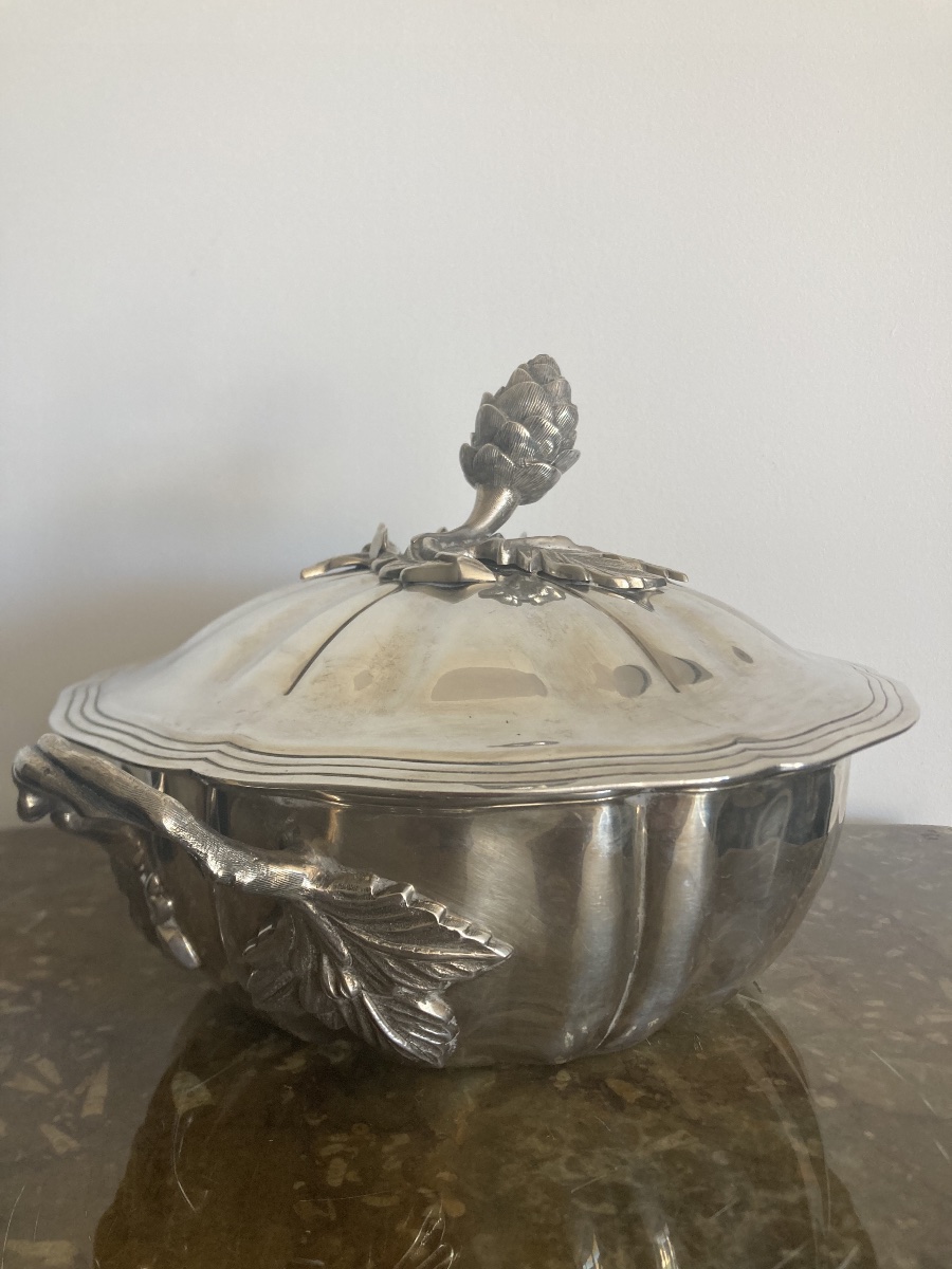Solid Silver Soup Tureen-photo-2