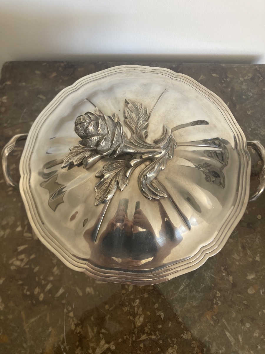 Solid Silver Soup Tureen-photo-3