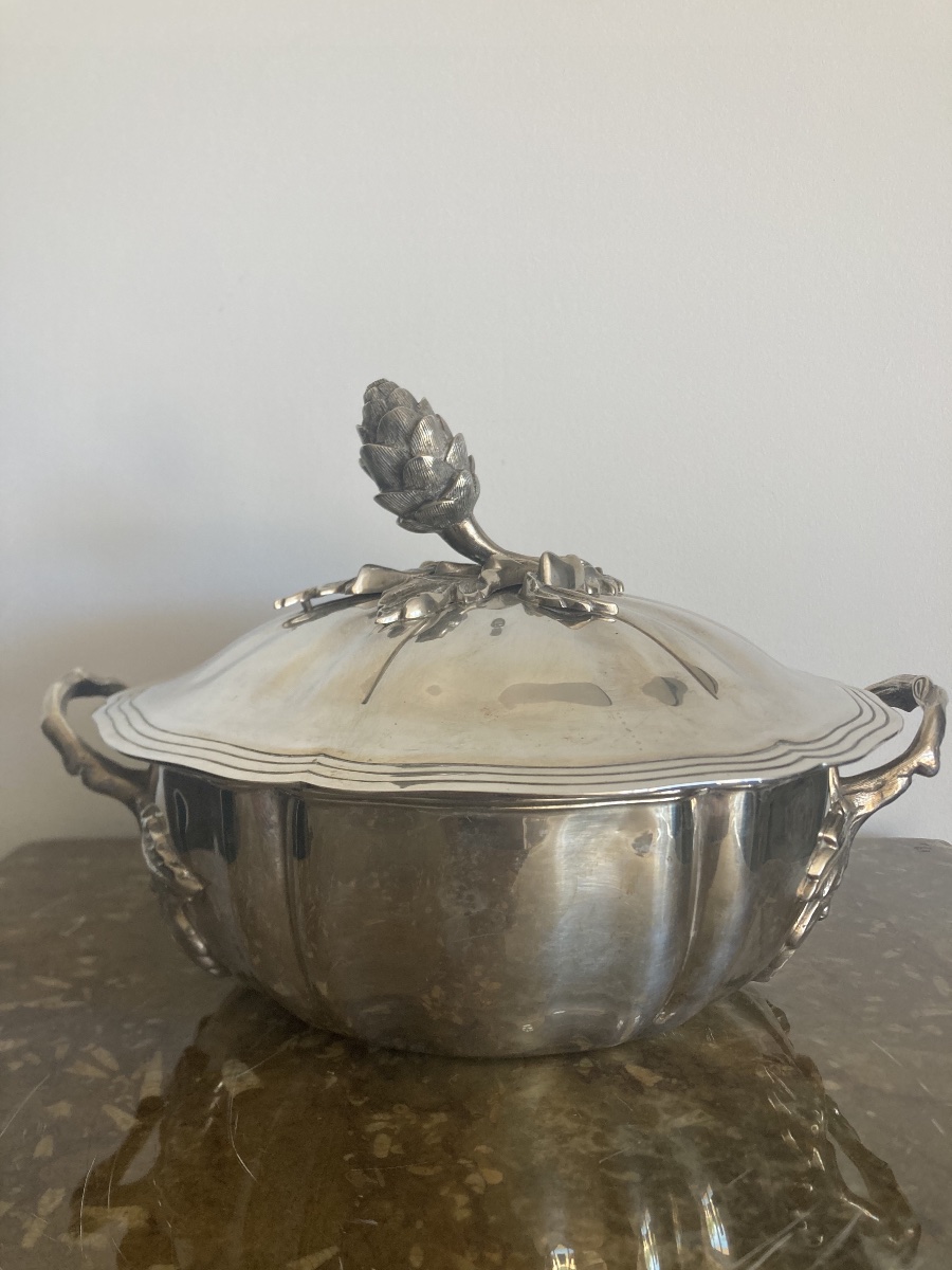 Solid Silver Soup Tureen-photo-4