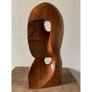 Sculpture Bois Annees 50