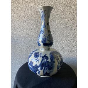 Bouteille En Faïence De Delft