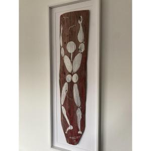 Painting On A Fence, Signed Mesnager 09