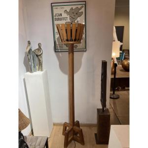 Rare Floor Lamp By Guillerme And Chambron