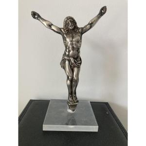 Christ en argent 18eme siecle
