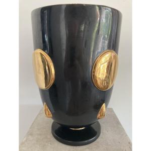 Porcelain Vase Signed By Nicolas Blandin