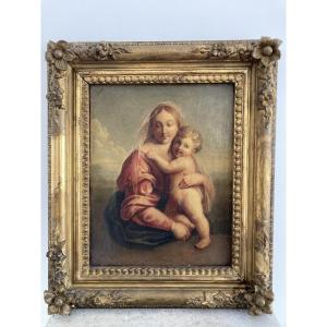 "madonna And Child" (school Of Raphael) 