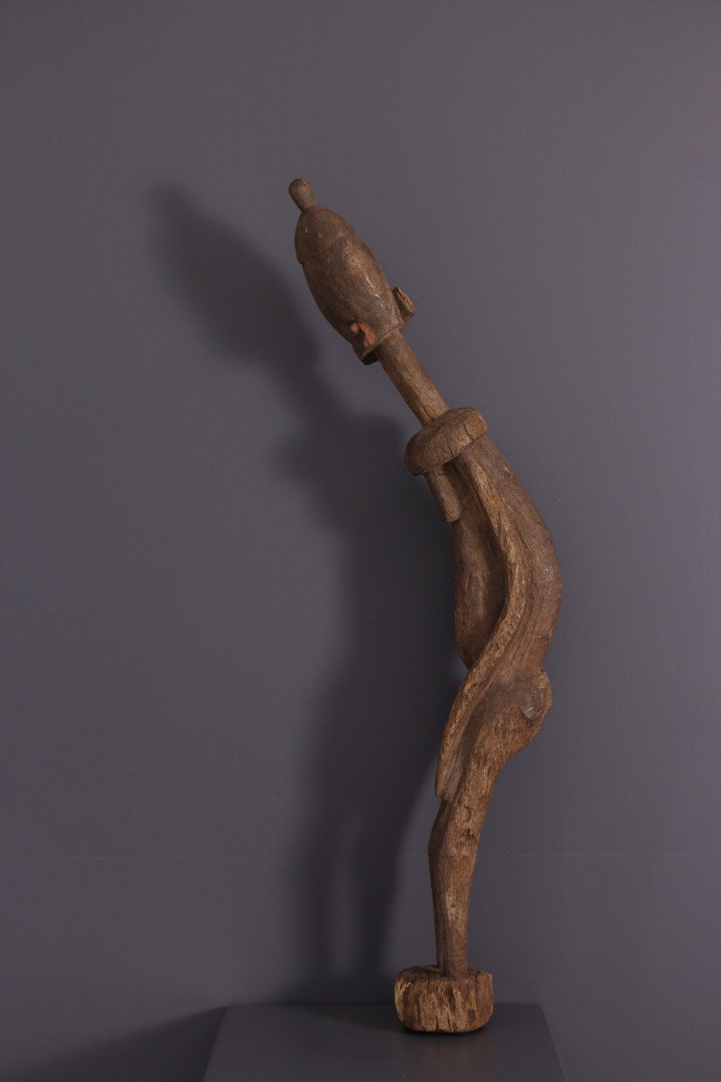 Art Tribal Africain - Figure d'Ancêtre Dogon-photo-1