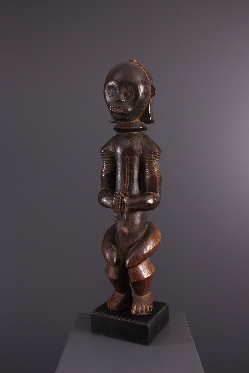 African Tribal Art - Fang Byeri Reliquary Statue-photo-3
