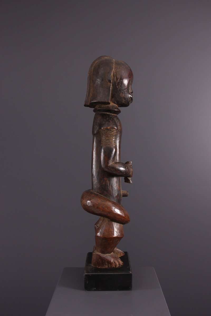 African Tribal Art - Fang Byeri Reliquary Statue-photo-4