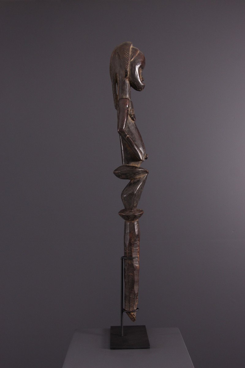 Art Tribal Africain - Figure d'Ancêtre Fang Ntumu Du Byeri -photo-3