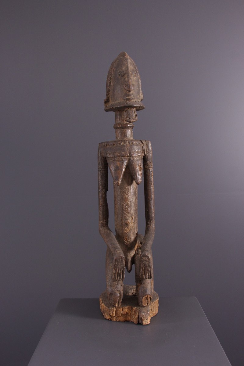 African Tribal Art - Dogon Statue-photo-2