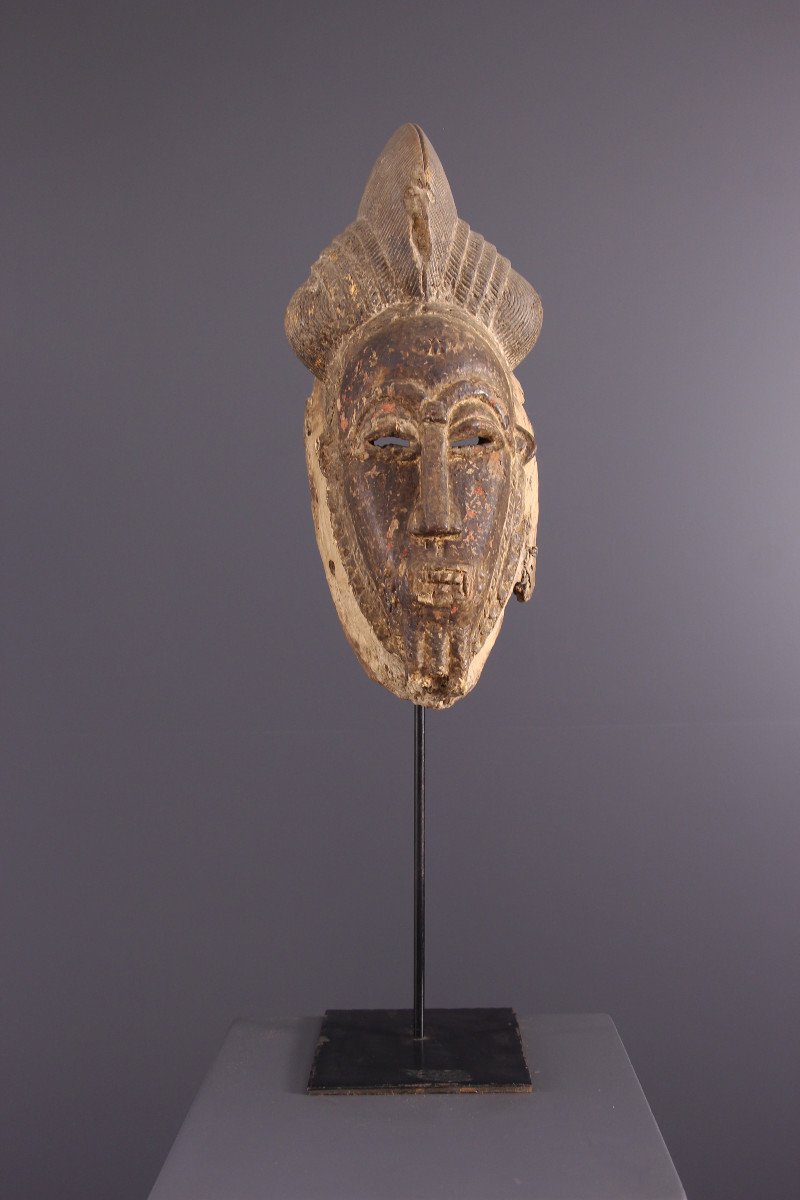 Art Tribal Africain - Masque Baoule-photo-3