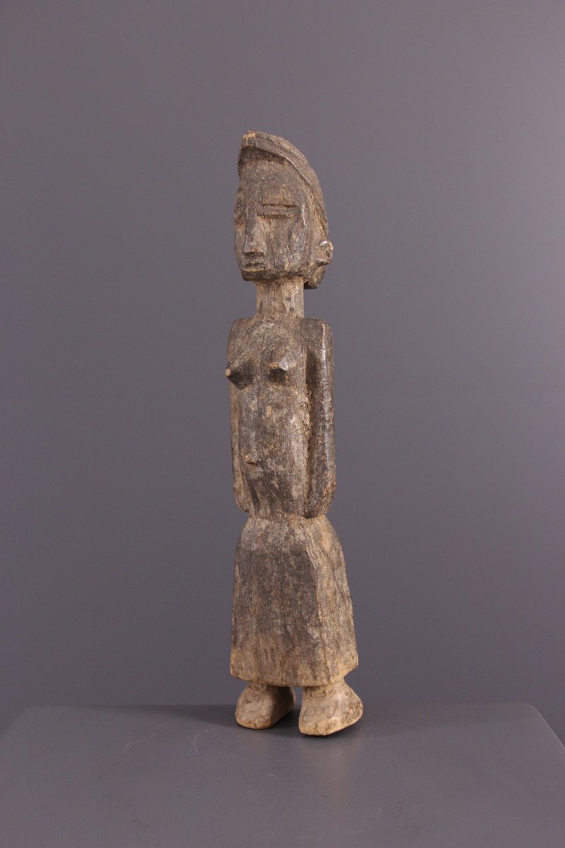 African Tribal Art - Statue Of "settler" Baoule Baule-photo-3