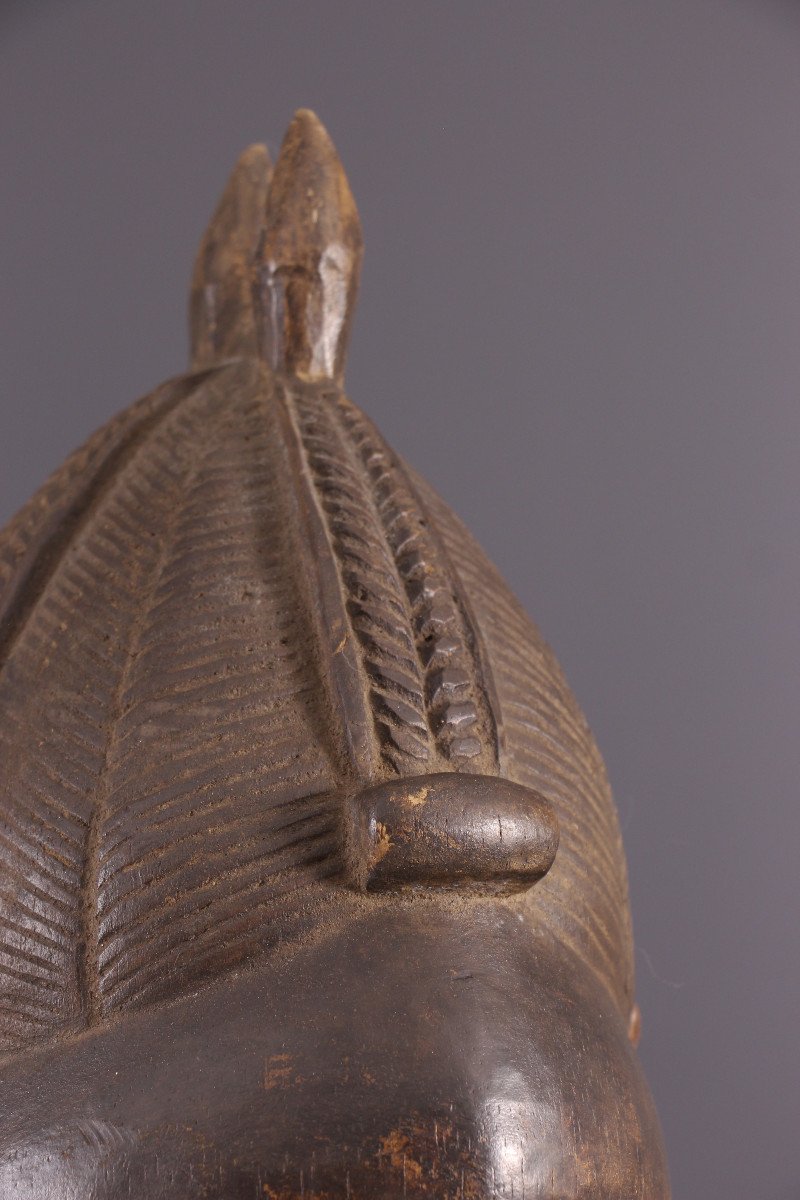 African Tribal Art - Mende Bundu Mask-photo-3