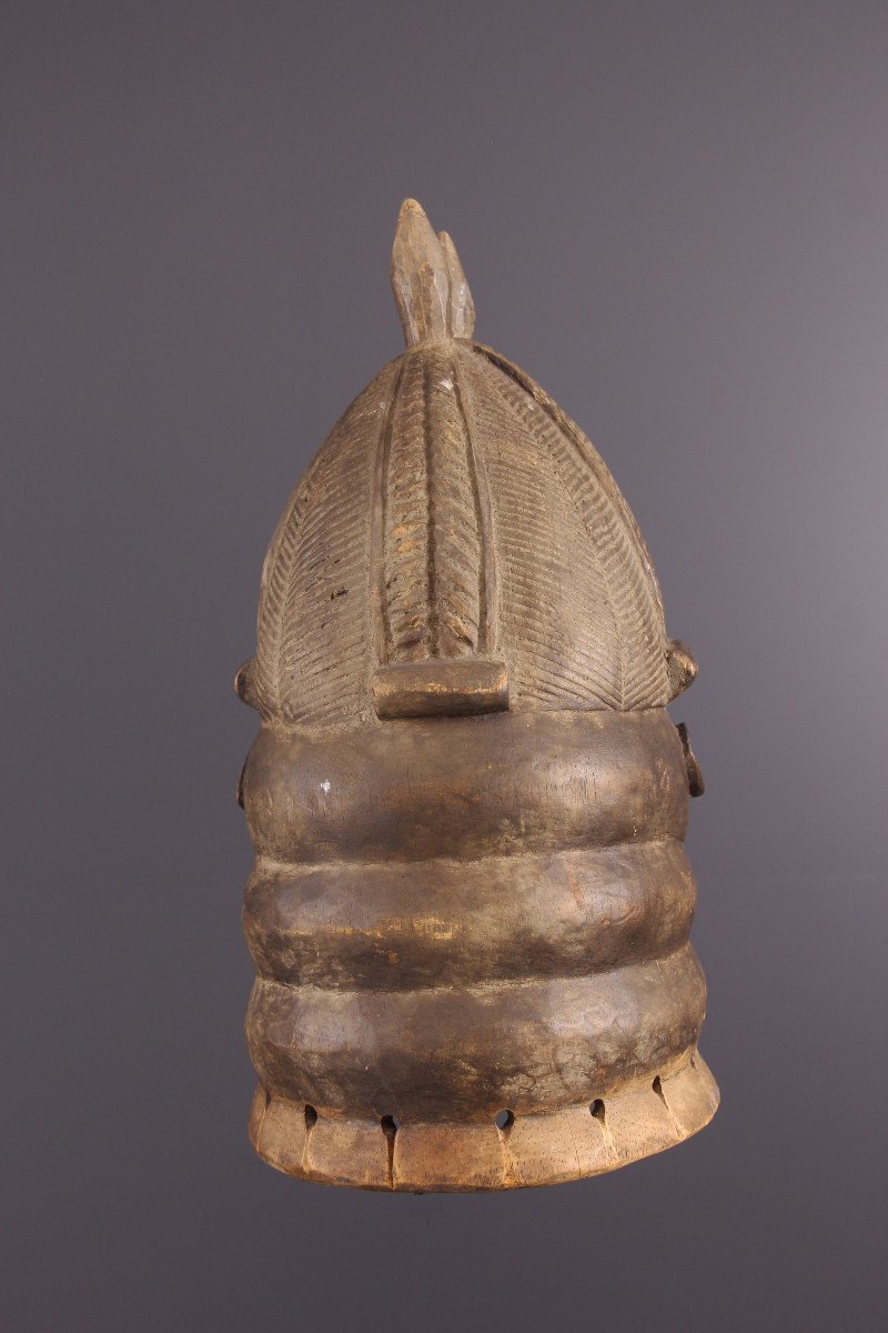 African Tribal Art - Mende Bundu Mask-photo-5