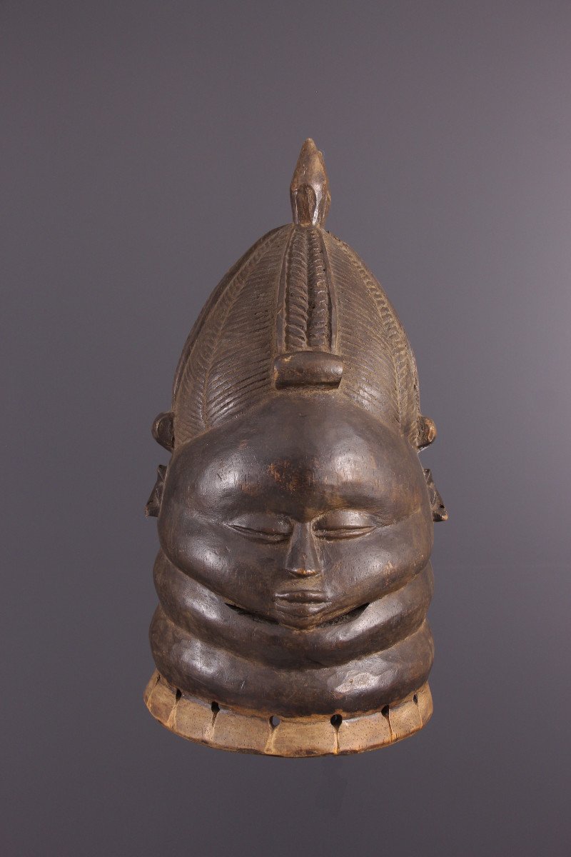 African Tribal Art - Mende Bundu Mask
