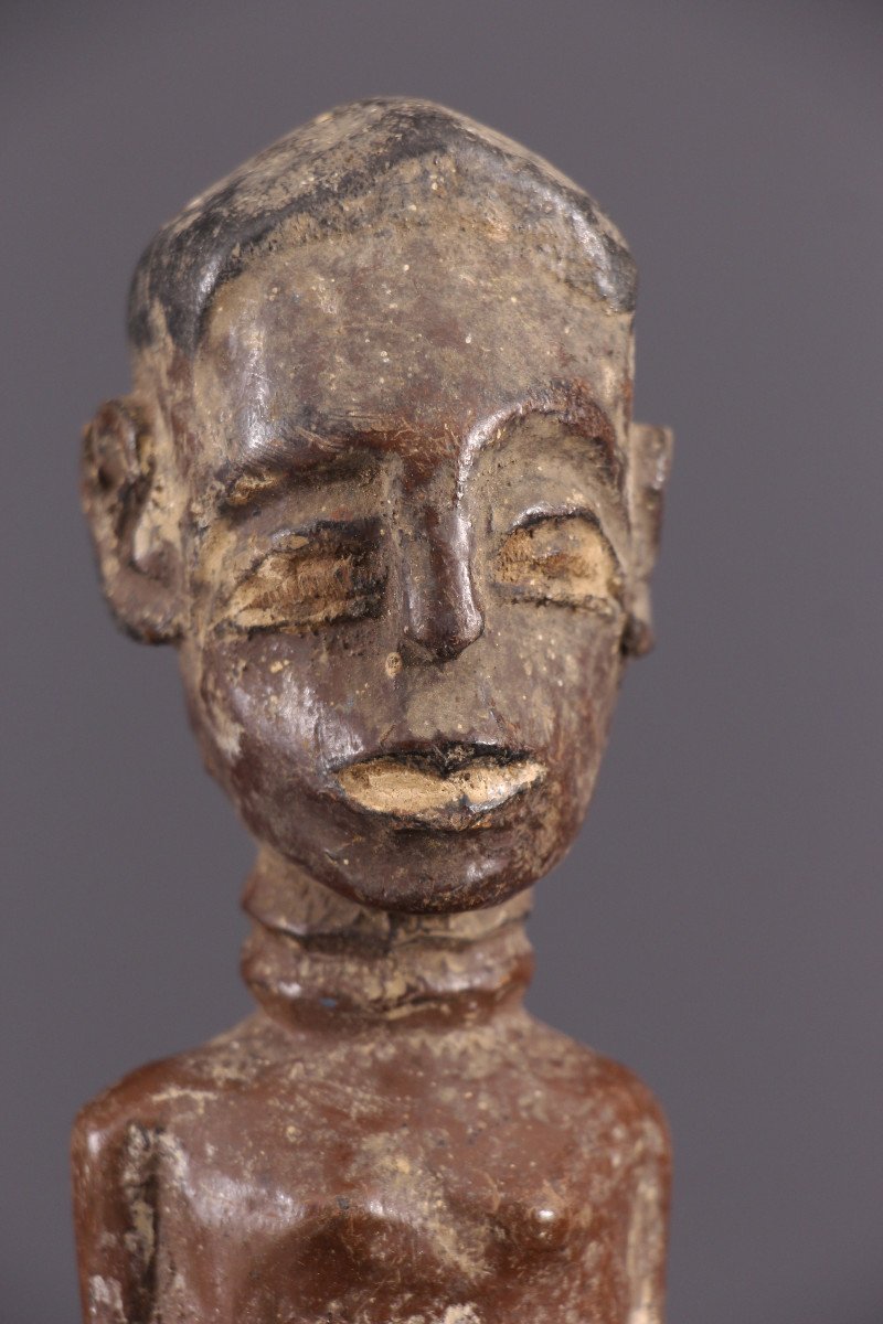 Art Tribal Africain - Statuette "colon" Baule Blolo Bian-photo-2