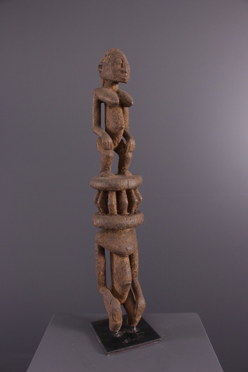 Art Tribal Africain - Figure d'Autel Dogon-photo-1