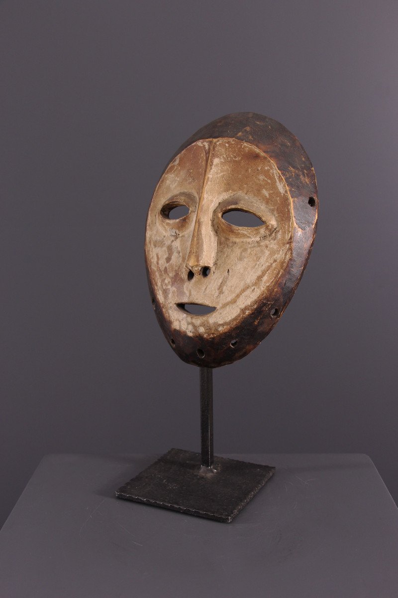 Art Tribal Africain - Masque Lega-photo-3