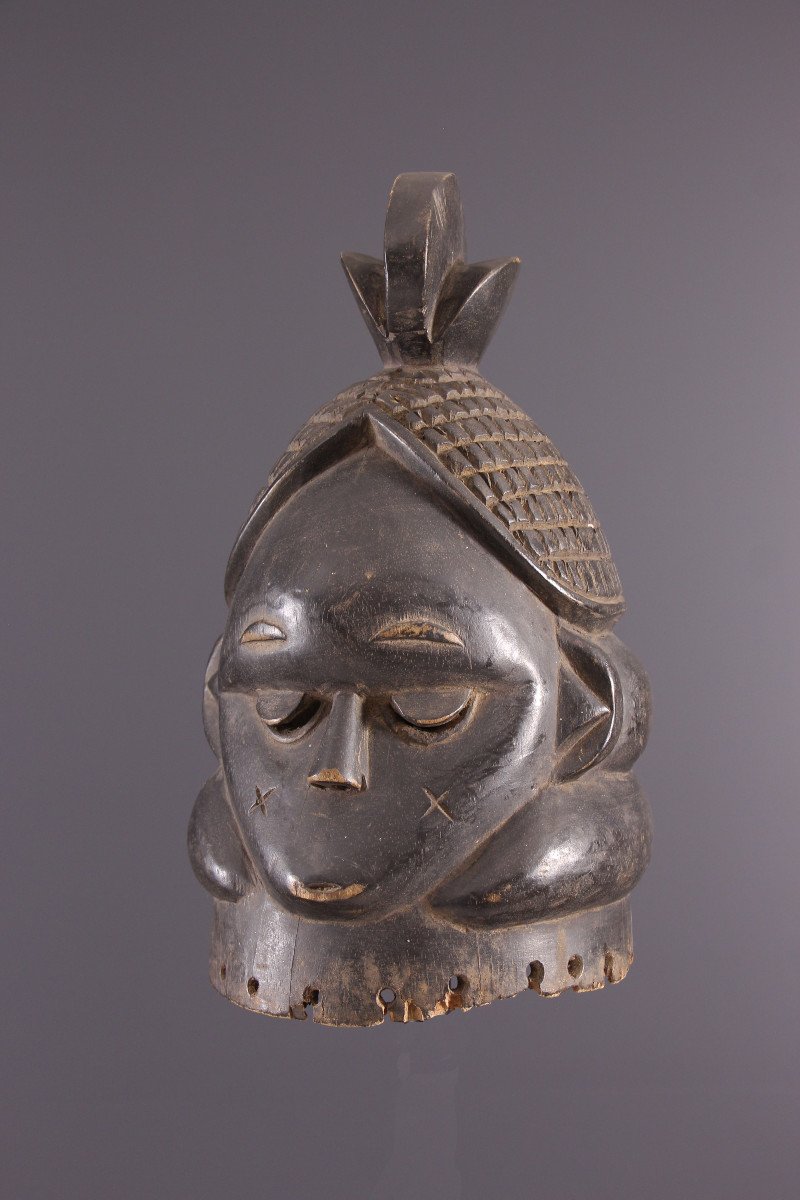 African Tribal Art - Mende Bundu Soweit Helm Mask