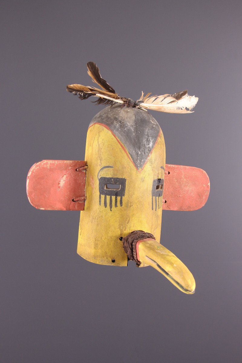 Tribal Art - Hopi Arizona Mask-photo-1