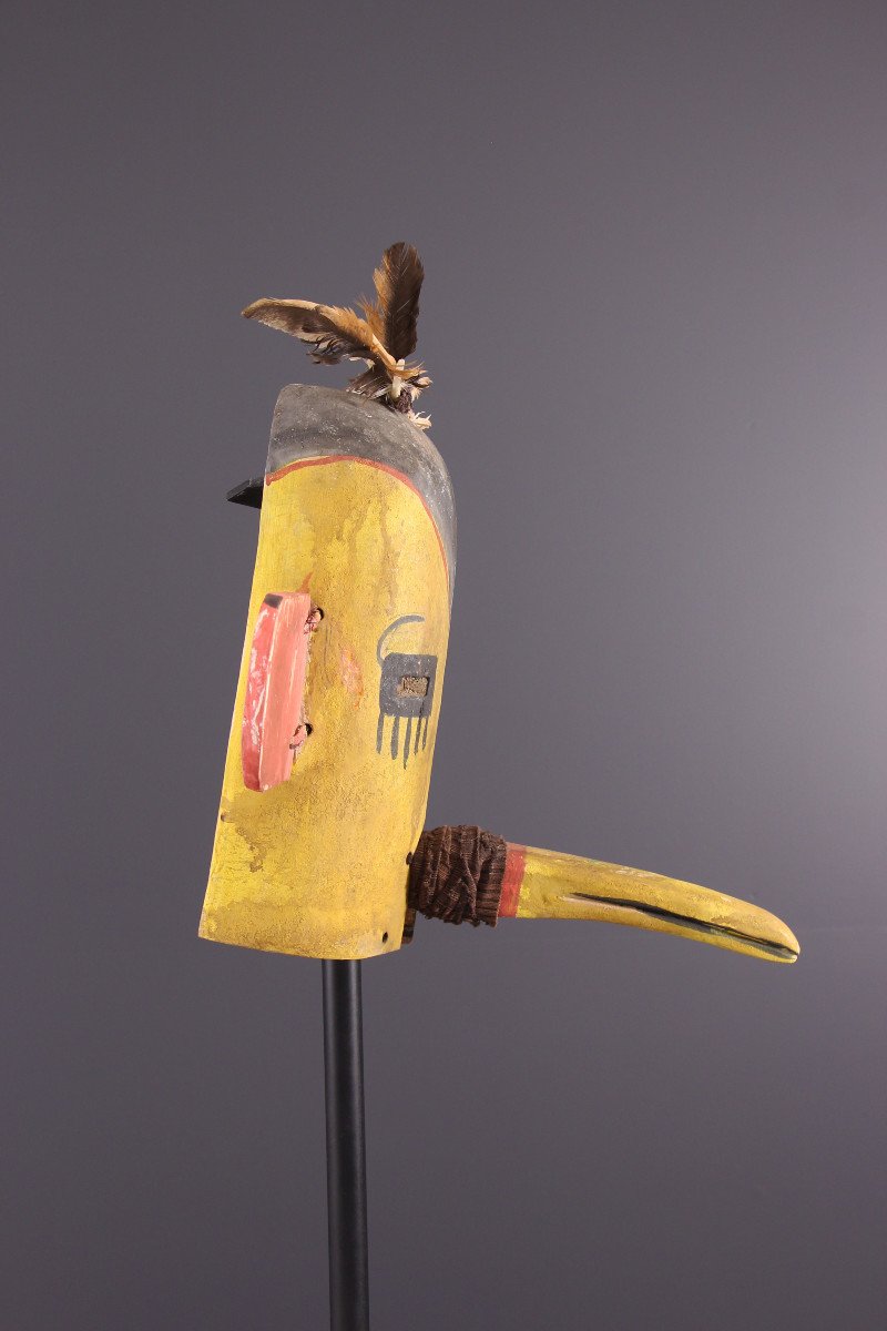 Tribal Art - Hopi Arizona Mask-photo-3