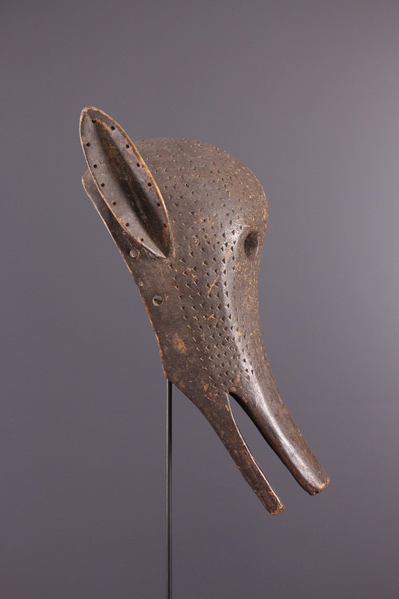Art Tribal Africain - Masque Bamana-photo-3