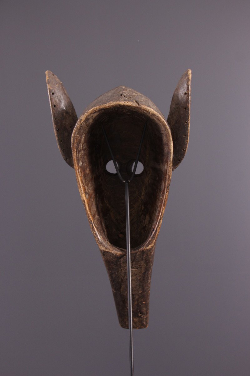 African Tribal Art - Bamana Mask-photo-4